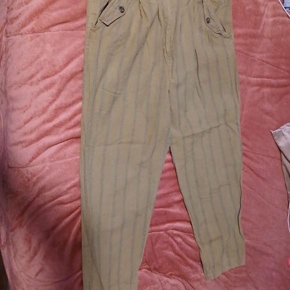 Ivy Pants - IVY Like New Womens Olive Striped  Pants